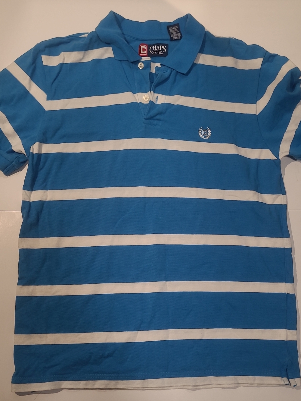 Chaps Mens Short Sleeve Polo Shirt